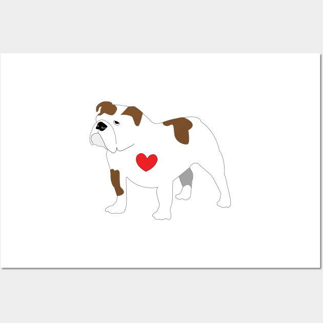 BullDog Wall Art by DickinsonDesign